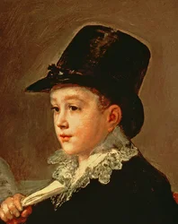 Portrait of Marianito Goya, Grandson of the Artist (detail)